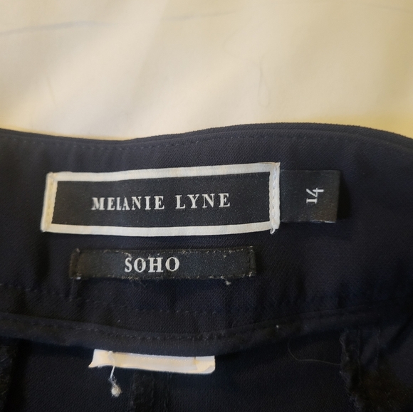 Elegant Navy Wide-Leg Capri - Picture 3 of 3